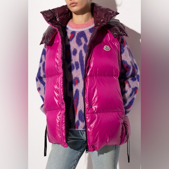 Moncler PINK ‘Luzule’ vest - Picture 3 of 7